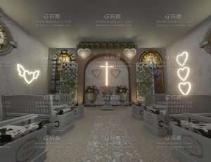 婚礼教堂—Blend项目源文件