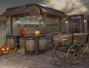 万圣节南瓜屋—Blend项目源文件