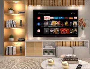 电视客厅—Blend项目源文件