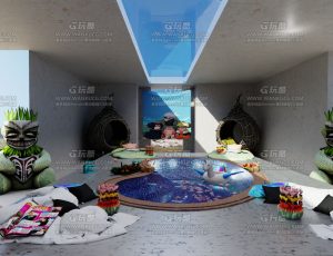 卡通浴室—Blend项目源文件