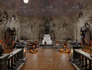 恐怖的万圣节场景—Blend项目源文件