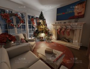 圣诞小房—Blend项目源文件