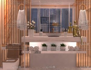 舒适浴室—Blend项目源文件