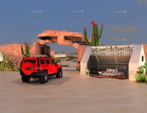 荒漠旅游地带—Blend项目源文件