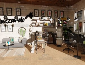 个人精装修工作室—Blend项目源文件