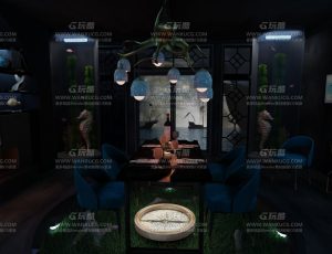 海洋动物主题餐厅—Blend项目源文件