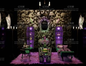 魔鬼主题餐厅—Blend项目源文件