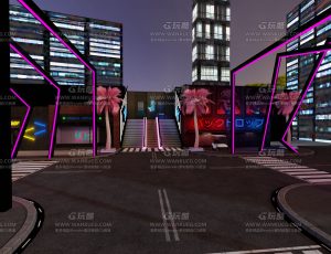 炫彩灯光街道—Blend项目源文件