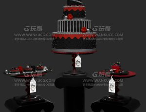 玫瑰蛋糕—Blend模型