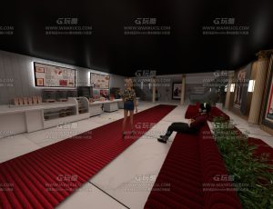 美国大型电影院—Blend项目源文件