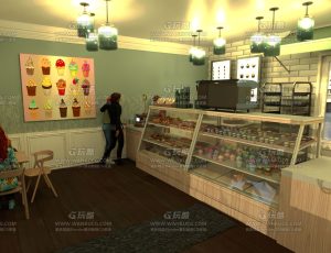 老旧蛋糕店—Blend项目源文件