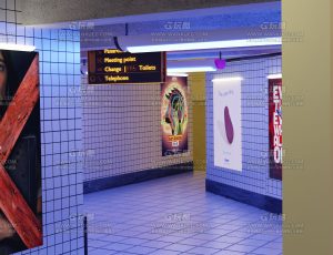 地铁站出口—Blend项目源文件