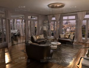 灰色的客厅—Blend项目源文件