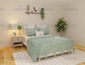 单间小卧室—Blend项目源文件