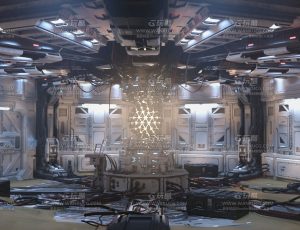 科幻核裂变能量球室—Blend项目源文件