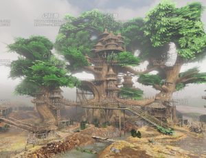 奇幻大树之屋—Blend项目源文件