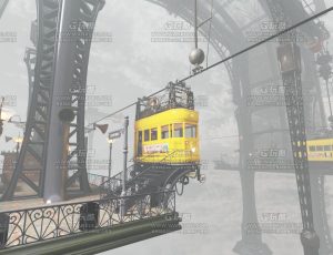 蒸汽朋克天空缆车站—Blend项目源文件