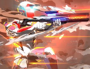 科幻三渲二战争硝烟机器人场景—Blend项目源文件