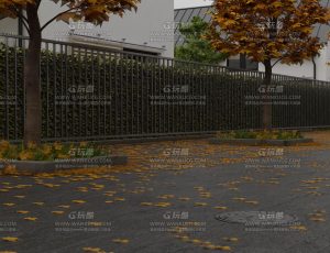 秋天停车区—Blend项目源文件