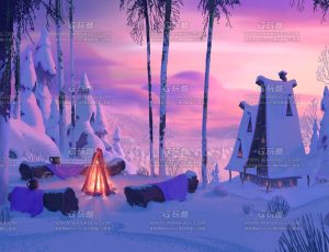 温暖卡通场景—Blend项目源文件