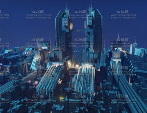 科幻航空空间站—Blend项目源文件