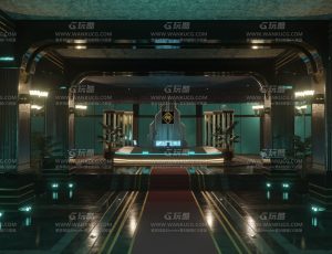 最终幻想7神罗公司Blend项目源文件