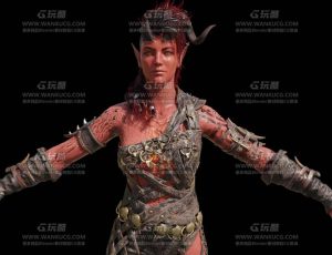 博德之门3卡拉赫Blend模型