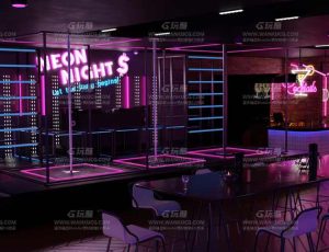 赛博朋克高级歌舞厅Blend项目源文件