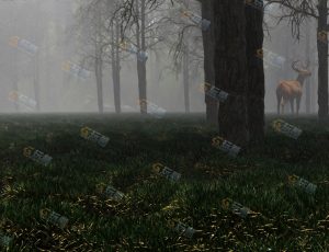 小鹿迷雾树林Blend项目源文件