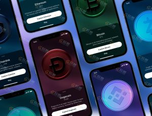 加密货币相关3D模型包Blender资产库