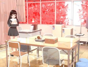 体检室的女学生Blend项目源文件