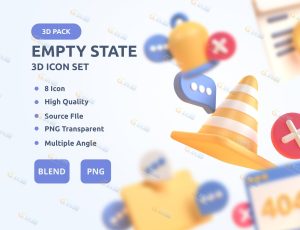 网页元素模型包Blender资产库