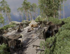 中世纪野炊场景Blend项目源文件