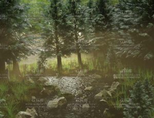 阴暗树林Blend项目源文件