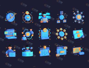 WEB3.0科技道具模型包Blend资产库