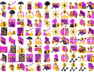 金融股票元素模型包Blend资产库