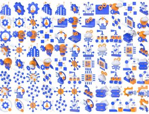 API相关元素模型包Blend资产库