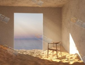 沙漠意境小房间Blend项目源文件