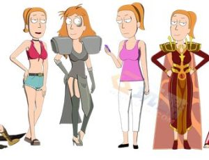 瑞克与莫蒂Blend模型