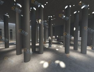 艺术圆柱空间Blend项目源文件