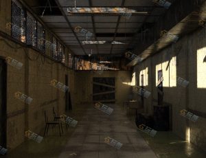 废弃老屋走廊Blend项目源文件