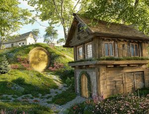 精灵村庄Blend项目源文件