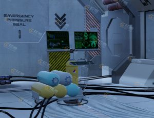 科技小型控制室房间Blend项目源文件