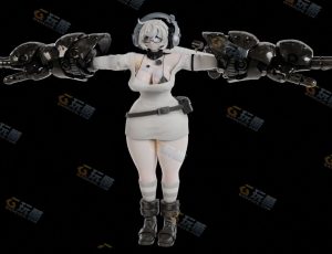 补给站公主Blend模型