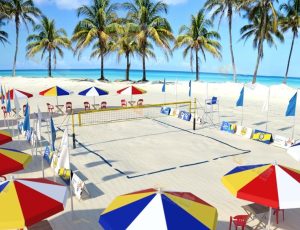 沙滩排球场Blend项目源文件