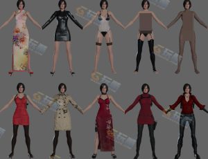 生化危机6艾达王Blend模型