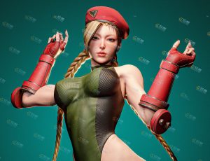 R2 Studio街霸高精度嘉米Blend模型