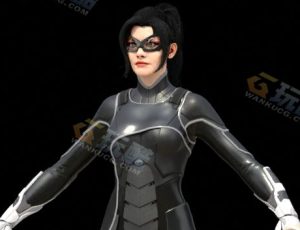 长发猫女Blend模型