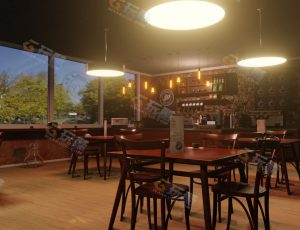 老式古典老旧复古咖啡厅Blend项目源文件