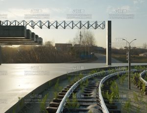 废弃简陋火车站Blend项目源文件